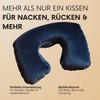 3 x Inflatable Travel Pillow Neck Pillow Air Cushion Camping