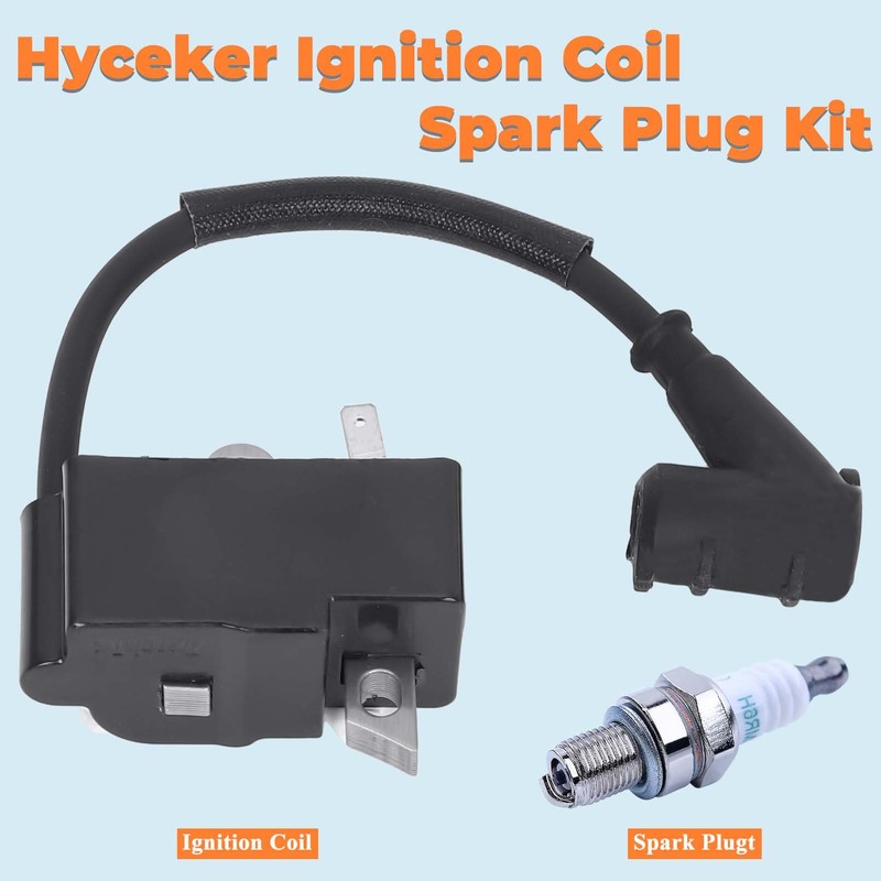 Hyceker Ignition Coil Spark Plug Kit for Stihl FS70R FS70RC
