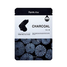 Farmstay Visible Difference Charcoal Mask Pack 10 Sheets / 비저블 디퍼런스 마스크팩 숯 10매