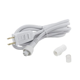 6' Rope Light Connector Kit for 2 Wire 1/2" Diameter 120 Volt Rope (Includes 1 Power and 1 End Cap)