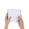 Evelay Address Book A-Z Blue Index Hard Back Cover Slim