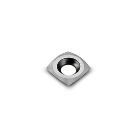 CDBP Woodturning NA 15x15x2.5mm with 2" Radius Square Carbide Insert Cutter Negative Rake Angle Replacement Blades for EWT Roughers Wood Turning Tools, 10pcs