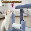 ROYPET Sisal Scratching Post Sisal Scratch Pad with Soft Platform
