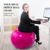 Anti-burst Yoga Ball 55cm/65cm/75cm Stability Balance Ball Pilates Barre Physical