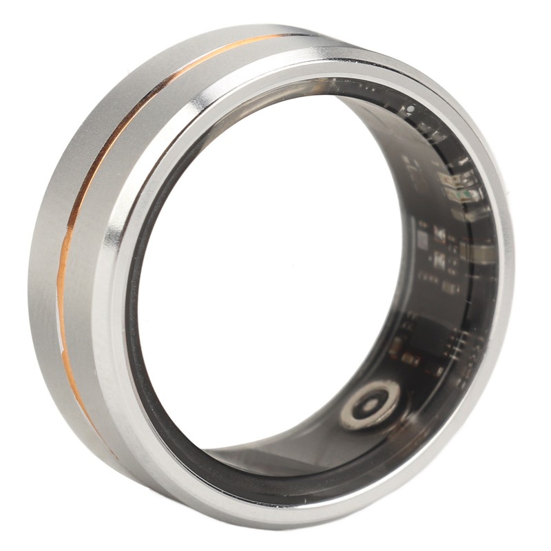 Smart Ring Silver Waterproof Remote Control Shooting Smart Health Tracker