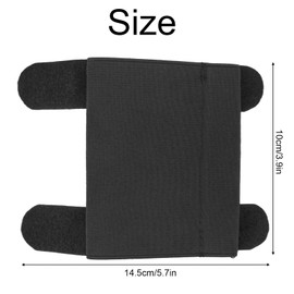 Tourniquet Holder TQ Sleeve for Belt, Elastic TQ Holder Molle Mount Horizontal Turnicate Holster Tourniquet Pouch for Duty Belt Accessories (Black)