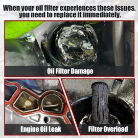 Aluminum Oil Filter Housing for Kia Sorento & Hyundai Santa Fe 3.3L 3.5L V6 - Upgrade Replacement for 26300-3CAB0 - Also Fits Kia Sedona Cadenza Hyundai Azera 2012-2019