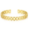 KELORIS PATH Gold Cuff Bracelets for Women, 14k Gold Plated
