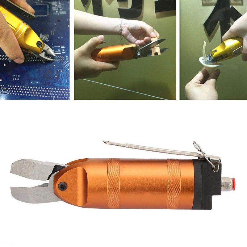 Air Scissors Pneumatic Nipper, 10mm/6.5mm Wire Diagonal Crimping Pliers HS30