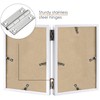 Tinkeps Double Photo Frame 6x4, Hinged Folding Picture Frames 4x6