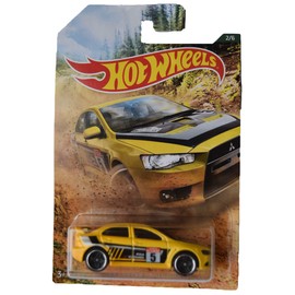 Hot Wheels '08 Lancer Evolution 2/6, Yellow