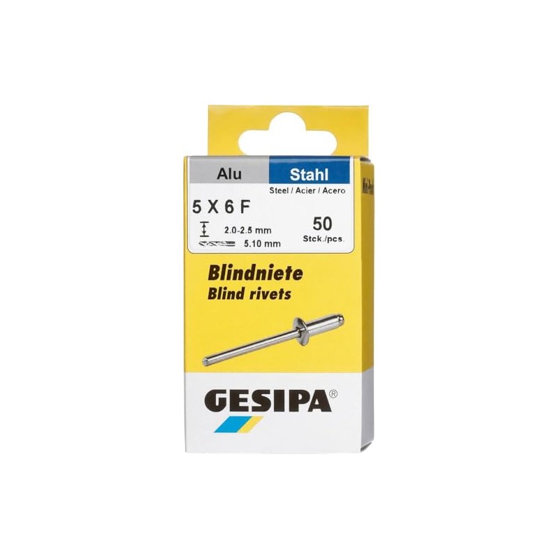 Gesipa Rivet Gun Aluminium Mini 5 mm x 6 mm