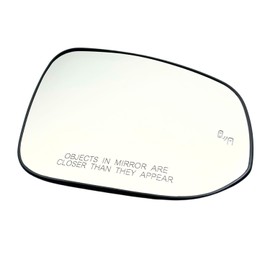 Passenger Right Side Mirror Glass Heated w/Blind Spot Without Auto Dimming Compatible with for Toyota Rav4 2019-2024 View Mirror Replacement Glass With Backing (Blind Spot Passenger Right Side)