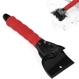 KOLZEMV Car Ice Scraper, Effective Car Ice Scraper - Ultra Snow Brush Car - Innovative Windscreen Scraper Car Ice Scraper Car Accessories Ice Scraper Car with Ice Breaker Function - Stable Snow