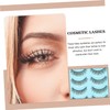Baluue 5 Pairs Long False Eyelashes Natural Look Eyelashes Makeup