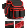 Tool Belt, Small Tool Pouch with Belt Clip, Collapsible Tool
