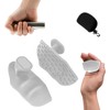 Rubber Gym Grips Fingerless Workout Grips - Ergonomic Rubber Hand