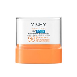 VICHY - Capital Soleil UV-Aqua Stick Protector Solar Facial en Barra FPS50+ PA+++, Ideal para Reaplicación con Acabado Invisible,9g - 9g...