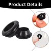 TENGEE Pack of 4 Cable Grommets Rubber Waterproof Rubber Exhaust