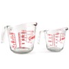 Anchor Hocking 2 Piece Glass Measuring Cup Set