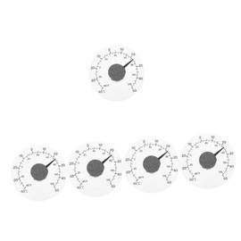 SUPVOX 5pcs Analog Room Thermometer for Use Window Room Thermometer Accurate Temperature Gauge
