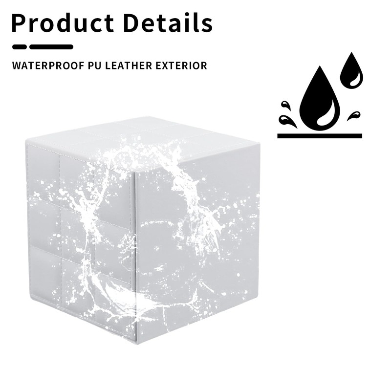 RHCSZ Tissue Box Cover Square,Stylish PU Leather Tissue Box Holder