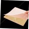 STOBOK 100pcs Imitation Gold Foil Paper for Arts and Crafts
