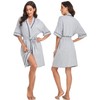 COLORFULLEAF Womens Robe Lightweight Kimono Robes Short Knit Bathrobe Summer