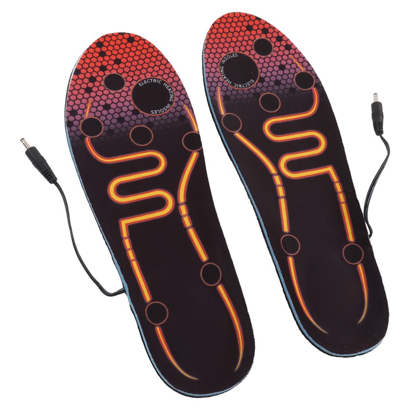 Heated Insoles USB Electric Heating Foot Warmer Washable Easy Control