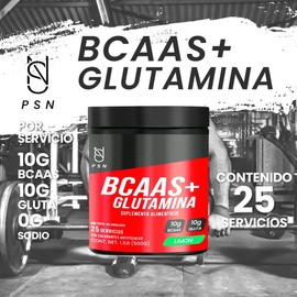 Bcaas  Glutamina Aminoácidos Psn 500g Varios Sabores