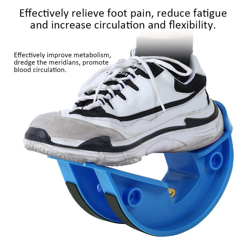 Foot Rocker Calf Stretcher Foot Massage Fatigue Relieve Fitness Blue