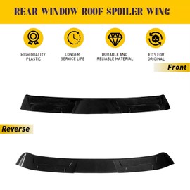 JHRISE Rear Window Roof Spoiler for 2018-2024 8th Toyota Camry LE SE XSE XLE Hybrid M Style Rear Spoiler Glossy Black