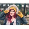 Funky Junque Gorros a juego con forro de invierno cálido