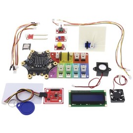 Funduino Expansion Board for Calliope Mini V3 - Expansion Board for Mint Education with MP3, RFID, LCD and Other Sensors/Actuators Design Expansion Board and Accessories