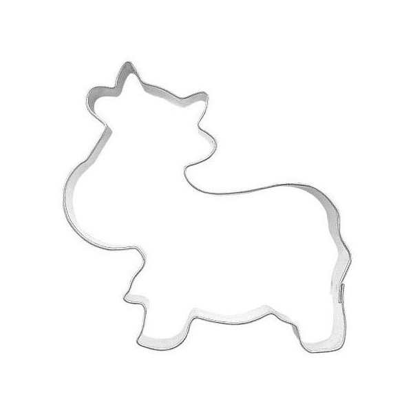 Cow Cookie Cutter, Large, 6.5 CM