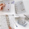 Transparent Seal Binder Star Pattern Sticker Pad M5 Notebook Pocket