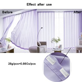 20 Pieces Total 19 Oz Curtain Weights Lead Block with No-Woven Bag Bottom Drapery Lead Weights for Curtains,Tablecloth,Flags