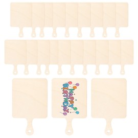 Wood Mini Cutting Board Kit Solid Smooth Unfinished Wood Craft Mini Board Set Versatile Small Chopping Plank for Home(Log color-24-Style 1)