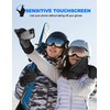 Andake Waterproof&Breathable Winter Warm Gloves Men&Women Ski Gloves Snow Warm