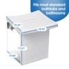 iHork 550lbs Capacity Big Size Folding Shower Seat and Bench