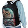 Coldinair Stellar Astronaut Cat Backpack for Boys 8-12 Kids Backpack