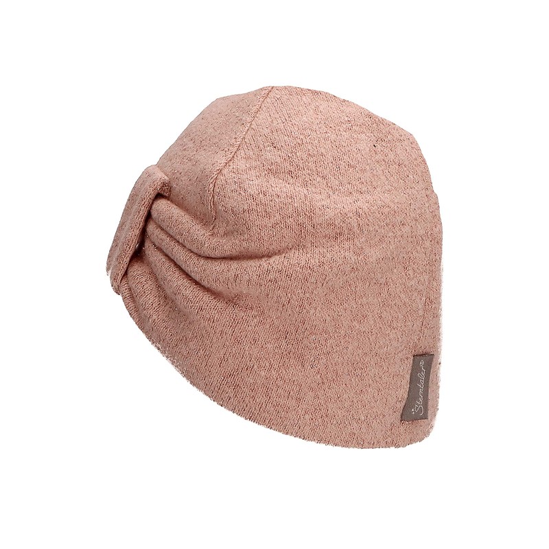 Sterntaler Girls' Beanie Lurex Hat, pink