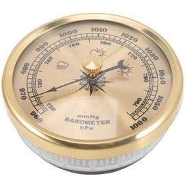 High Precision Aneroid Barometer for Home Use Adjustable and Calibratable Dial Type Barometer for Accurate Weather Monitoring and Indoor Humidity Measurement