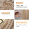 Wokceer Wedding Arch Draping Fabric Nude 28.7" x 20FT Sheer