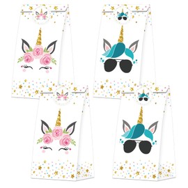 30 PCS Party Favor Candy Bags for Rainbow Horse Birthday Party Supplies, Party Gift Goody Treat Candy Bags for Rainbow Horse Party Favors Decor Birthday Party Decor for Rainbow Horse Party Girls Kids Birthday Decorations