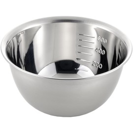 Yoshikawa SJ1391 Tsubame Sanjo Bowl, Silver, 5.5 inches (14 cm), Scale Included, Just Fit, Made in Japan