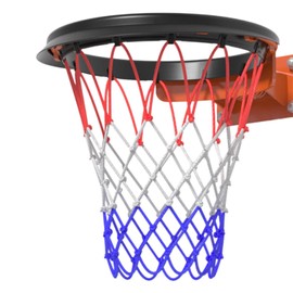 Basketball Net, Portable Basketball Mesh Nets, Basketball Rebounder, Basketball Nets Heavy Duty Outdoor, Basketball Net Replacement, Basketball Netting for Hoop, Fit Standard Size Rims