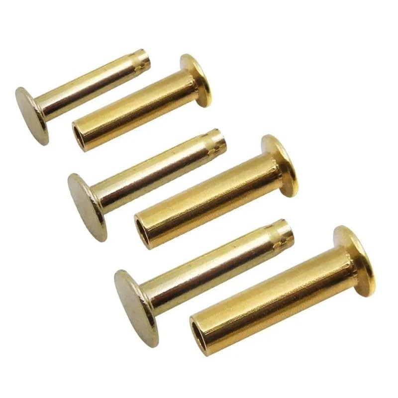 9 Sets Kitchen Knife Handle Rivet Screw Brass 5/16" x