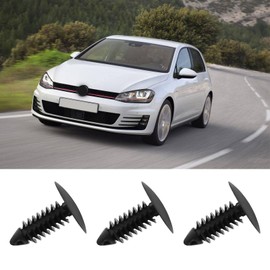 The Lord of the Tools 100PCS Fir Tree Plastic Trim Clips for 7.5mm Hole Car Retainer Clips Car Bumper Fender Rivets Push Pins Clips Fasteners 17.5mm Head 22.5mm Height