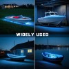 CHUSYYRAY 12V BLUE LED Strip Light Night Fishing Ultraviolet Boat